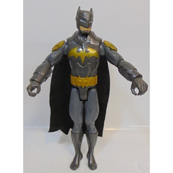 DC Comics Batman BATMAN 12 Inch Action Figure Jointed Articulated Blue Gray Suit - Picture 1 of 8